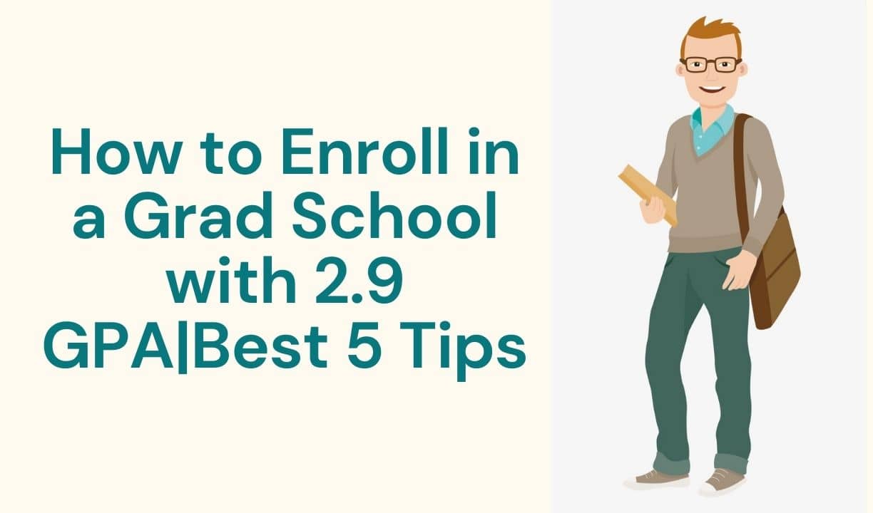 grad school with 2.9 gpa